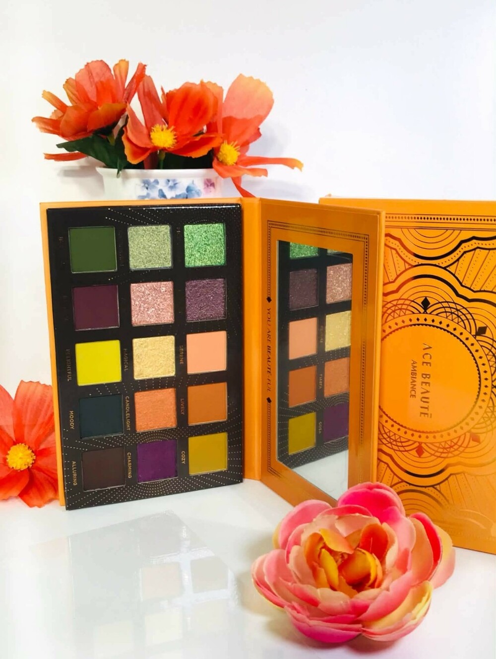 RARE! Limited Edition Ace Beaute Ambiance Eyeshadow Palette 15 Shades